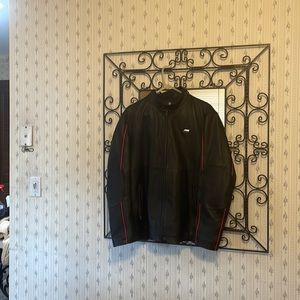 Black BMW leather jacket